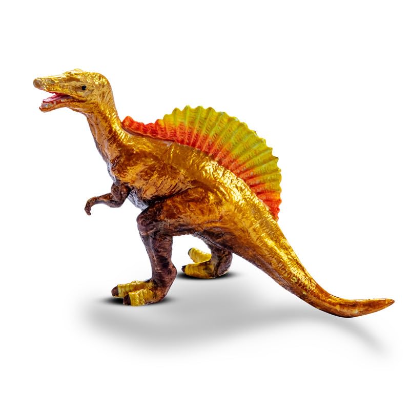 Kimon Toys Paint Your Own 3D Dinosaur - Spinosaurus with 6 Washable Colour & Brush l Activity Art & Craft Kit for Boys & Girls | Educational Painting Kit Set | Dinosaur Playing Toy