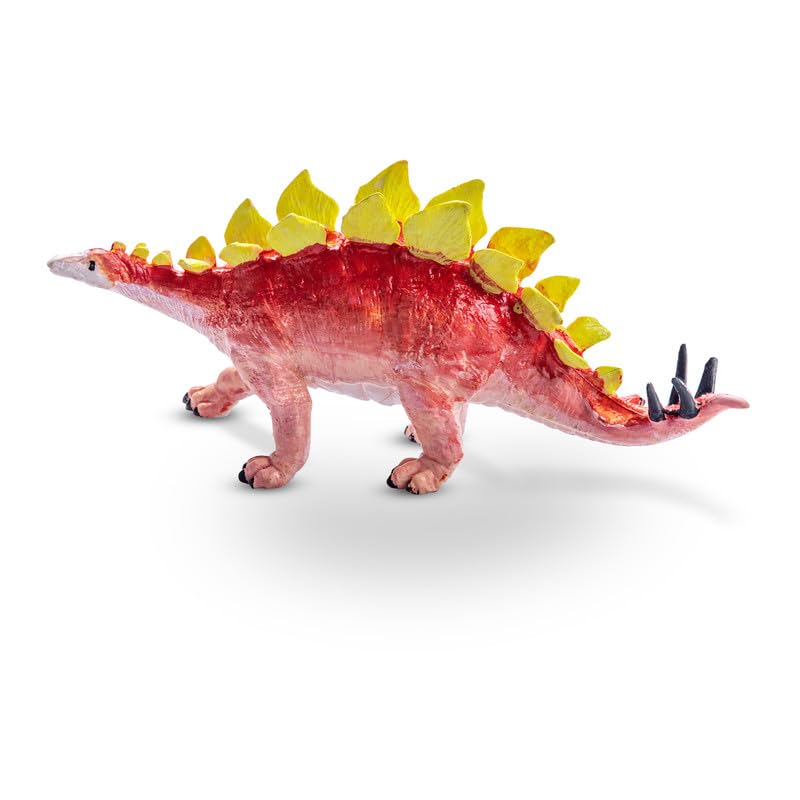 Kimon Toys Paint Your Own 3D Dinosaur - Stegosaurus with 6 Washable Colour & Brush l Activity Art & Craft Kit for Boys & Girls