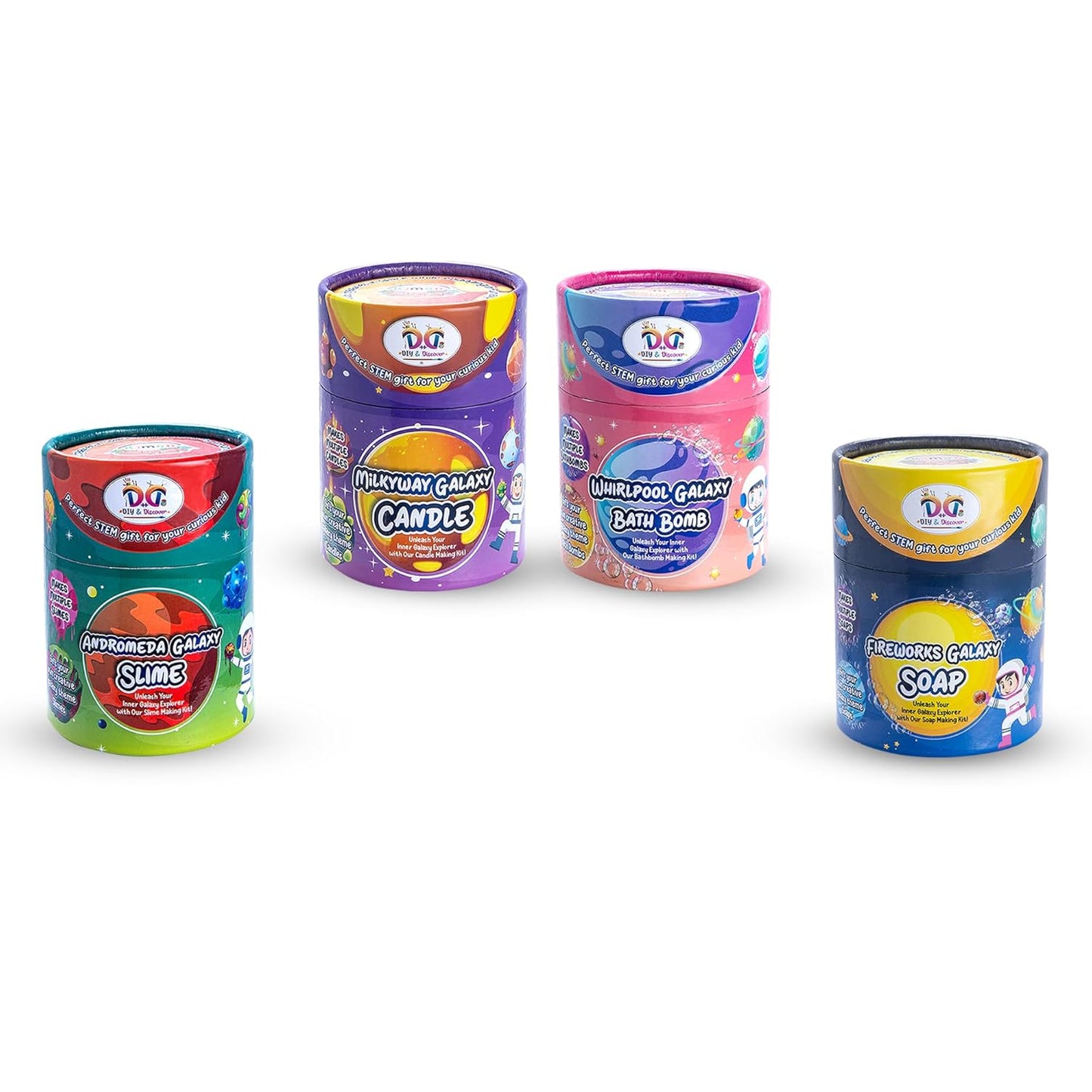Kimon Toys DIY & Discover Milkyway Galaxy Bath Bomb DIY Kit