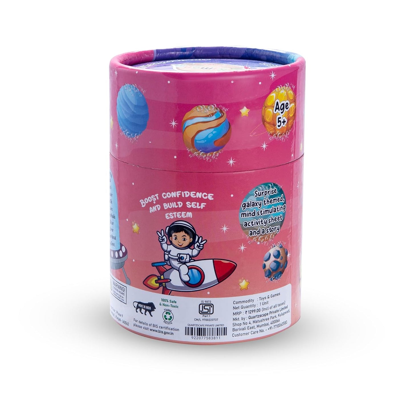 Kimon Toys DIY & Discover Whirlpool Galaxy Bath Bomb DIY Kit
