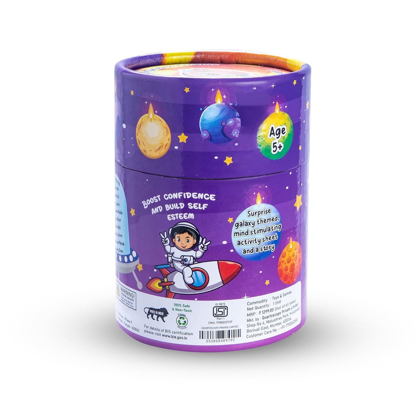 Kimon Toys DIY & Discover Milkyway Galaxy Bath Bomb DIY Kit