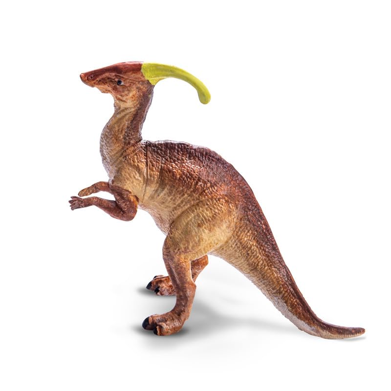 Kimon Toys Paint Your Own 3D Dinosaur - Parasaurolophrus with 6 Washable Colour & Brush l Activity Art & Craft Kit for Boys & Girls