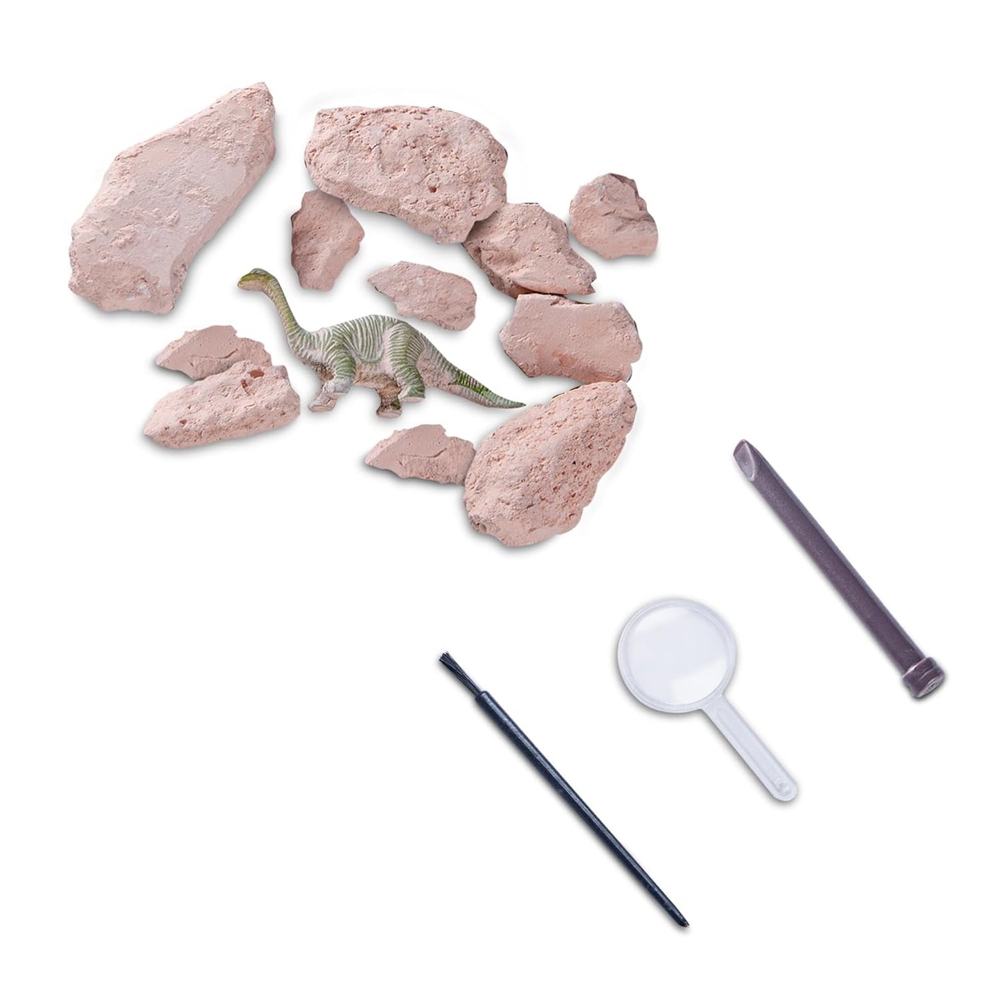 Dig & Discover Dinosaur Excavation Kit - 10 Surprise Dinos to Dig & Discover | Educational Science Activities for Kids | STEM Toy Gift for Boys and Girls