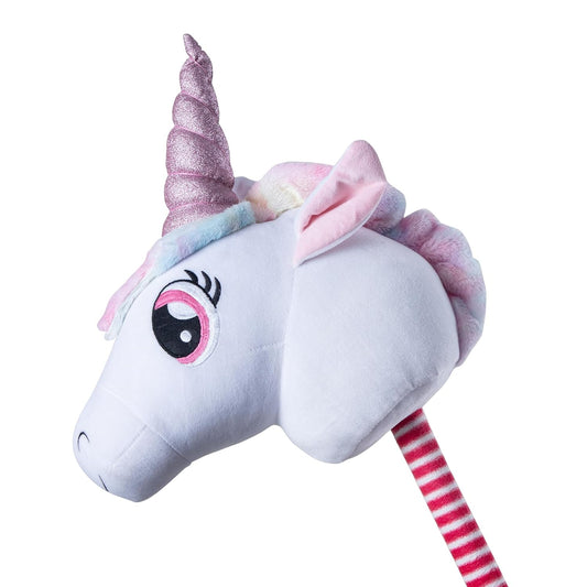 Kimon Toys T-Rex Dinosaurs Stick Toy - Plush Soft Toy (Unicorn Stick Toy)
