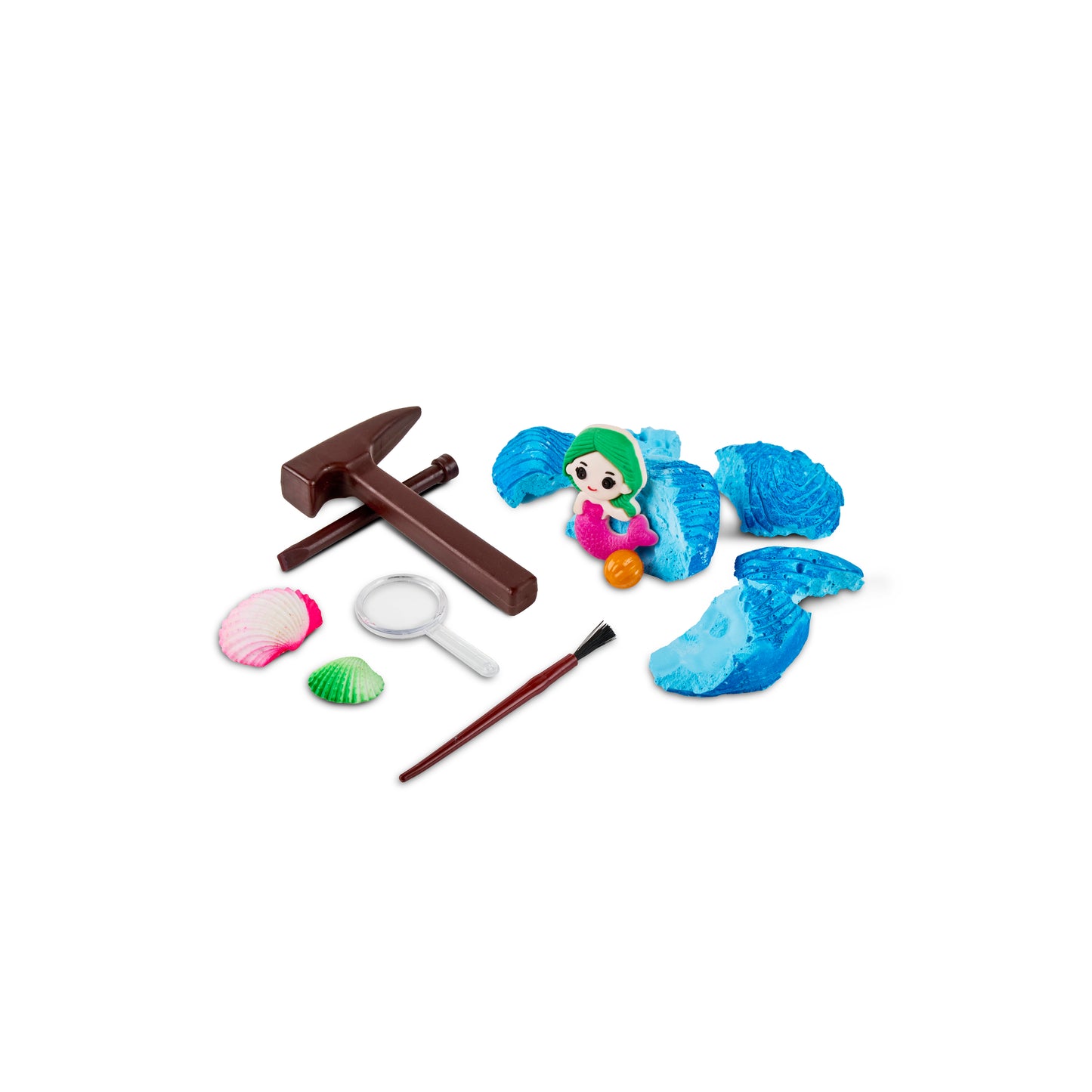 Dig & Discover Mermaid Excavation Kit with Oceanic Adventure | Fun & Educational Toy for Boys & Girls | Mermaid-Themed Activity for Kids
